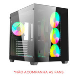 Gabinete C3tech Aquarius Mt-g910 Sem Fonte