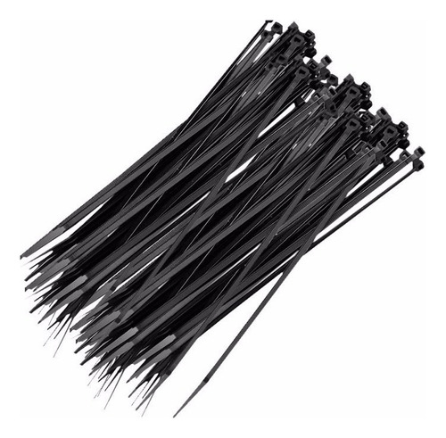 Abraçadeira Nylon Preto 200mmx2,5mm Pct 100pçs