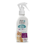 Banho A Seco Líquido Para Gatos Sem Enxágue 300 Ml Pet Clean