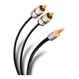Cable Delgado Plug 3,5 Mm A 2 Plug Rca De 1.8 M | 297-045