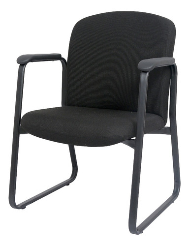 Cadeira Poltrona Fixa Almofadas Espuma Recepção Consultório