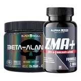 Kit Potência Masculina Zma + Beta-alanina Black Skull 100g