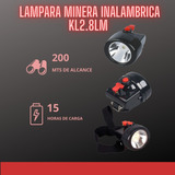 Lampara Minera Kl2.8 Inalambrica C/cargador