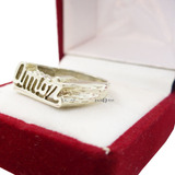 Anillos Mujer Plata 925 Con Palabra Amor Calada Al Centro