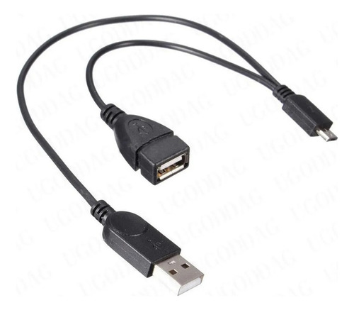 Adaptador 2 Em 1 Cabo Otg Terminal Porta Usb P/fire Tv Stick