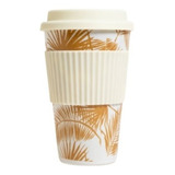 Mug De Fibra De Bamboo | Jungle Tapa Silicona Cream(0533103)