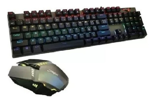 Combo Teclado Mecanico Y Mouse Gamer  