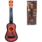 Mini Guitarra Ukelele Infantil De Juguete 4 Cuerdas 32 Cm