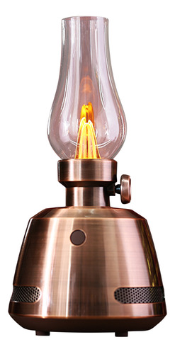 Lámpara De Queroseno Vintage Inalámbrica Con Sonido Pequeño