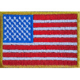 Patch Bordado Bandeira Estados Unidos Militar Airsoft Ban25