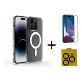 Funda Magnética Para iPhone 11 Pro + Protectores 