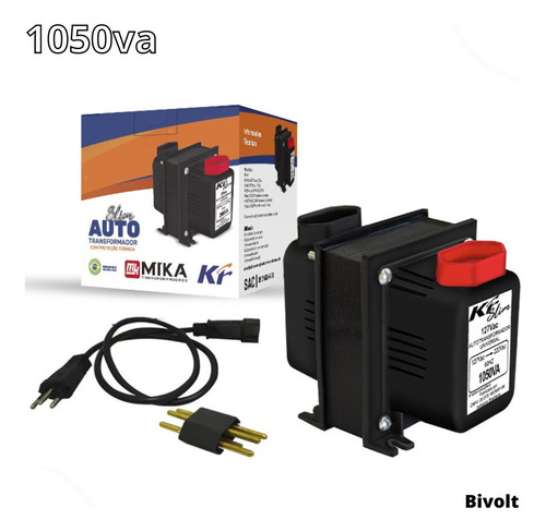 Auto Transformador Kf 1050va Bivolt 110v 220v E 220v 110v