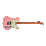 Bacchus Bte-1rsm M Rosa Guitarra Electrica Con Funda