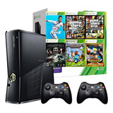 Xbox 360 Hd  250 Gb + 1 Jogo + 1 Controle 3 Jogos Originais