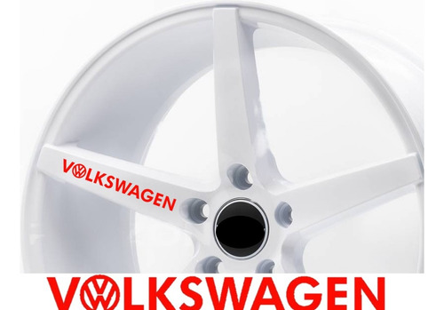 Sticker Calcomanias Para Rines Golf Jetta Volkswagen Tuning