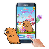 Invitación Interactiva Botón Mapa Y Confirmar Capybara