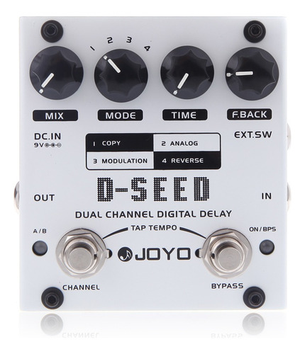 Joyo D-seed - Pedal De Efecto De Guitarra Digital De Doble C