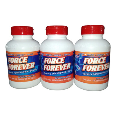 Force Fore Ver 60 Tabletas Pack 3 Piezas Onutrition Artritis N\u002Fa | Envío gratis