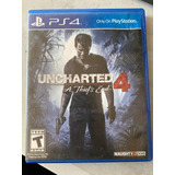 Juego Uncharted 4 Para Ps4 Usado, Buenas Condiciones