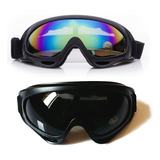 2 Gafas X400 Protección Uv Snowboard Esquí Ciclismo