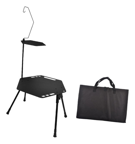 Mesa De Camping Escritorio Plegable Mejora De Negro