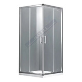 Box Ducha Cabina 70x70 Recto Transparente Sin Receptaculo