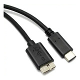 Cable Tipo C Para Disco Externo Micro Usb 3.0 High Speed 