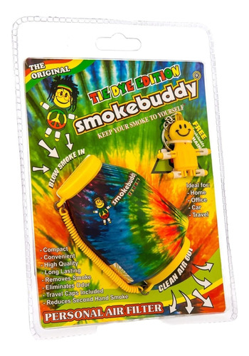 Smoke Buddy Filtro Para Humo Y Olor Original Con Llavero Tie