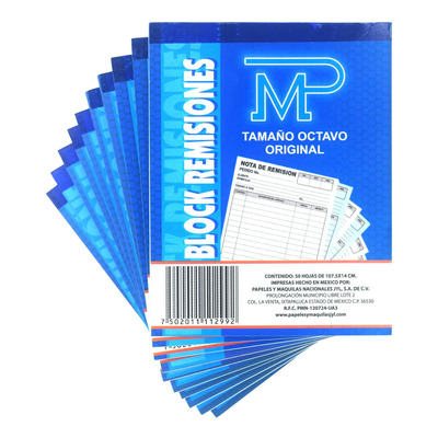 Notas De Remision Original Jyl 10 Blocks Con 50 Hojas C\u002Fu | MercadoLibre