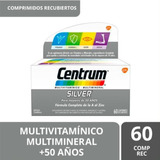 Centrum Silver 60 Comprimidos +50años Multivitaminico