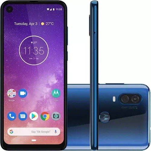 Motorola One Vision 128 Gb Azul-safira 4 Gb Ram