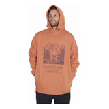 Polerón Sweatshirt With Hood Naranjo Hombre