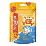 Redoxitos Plus Pastillas Masticables Vit D + C + Zinc 150uds Sabor Naranja,frutilla Y Papaya