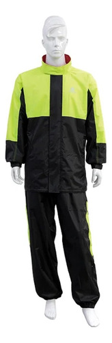 Impermeable (2pzs) Faseed A-203 Ionix Negro/amarillo