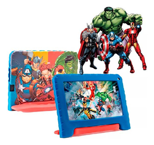 Tablet Infantil Multilaser Marvel Vingadores Avenger Netflix