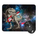Dinosaurio Tocando La Guitarra Alfombrilla De Ratón Alfombri