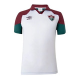 Camisa Fluminense Umbro Polo Viagem 2023 Brc/vrd/grn