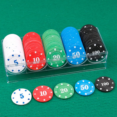 Juego De Fichas Zihu Poker 500 Piezas De Texas Hold'em Para