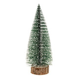 Enfeite Mini Árvore 15cm Natalina Pinheiro Nevado De Natal