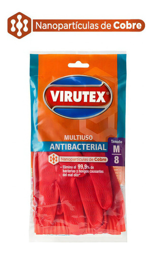 Guantes Antibac Con Nanopartículas De Cobre Talla M Virutex