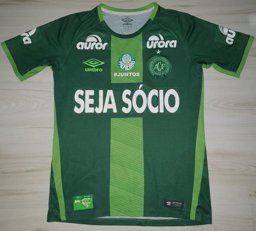 Camisa Chapecoense 2016 Chape X Palmeiras Jogo Após Acidente