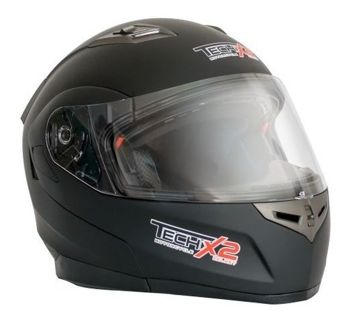 Casco Techx2 Ff953 Abatible Negro Mate Ecer22-05