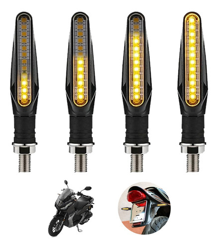 Led Direccional Moto Intermitente Continuo 4pz.