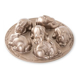 Molde Bunny Cakelets Nordic Ware Color Champagne