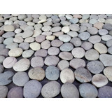 Piedra Decorativa Luneta Colores Plana Tamaño 5cm-6.5cm 3kg