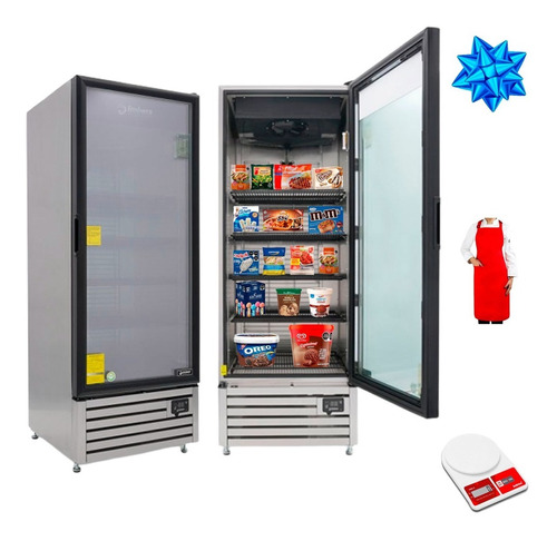 Congelador Vertical Imbera Vfs-24ai 680l 200cm Acero Inox