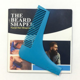 Pente Barba Forma Modelador Maxilar Modelagem Perfeita Azul