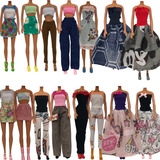 16 Roupinhas  Para Bonecas *veste Barbie, Frozen E Similares