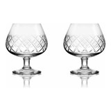 Vaso Cristal Copa Cognac Tallada X300cc San Carlos X2u.