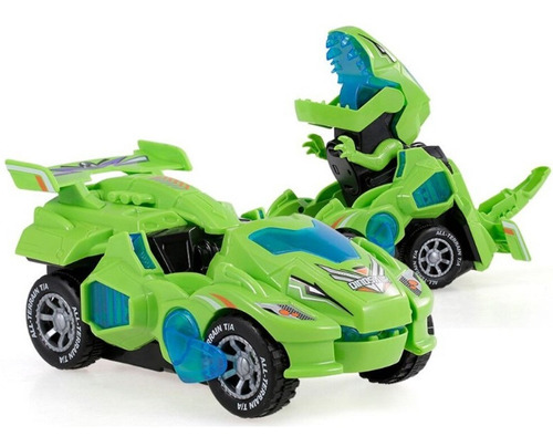 Auto Transformers Dino Car Juguete Para Niños 